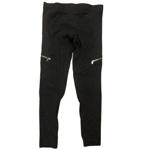 Express Moto Leggings, Ankle Leggings, Zipper Detail, Size Medium, M, Leggings